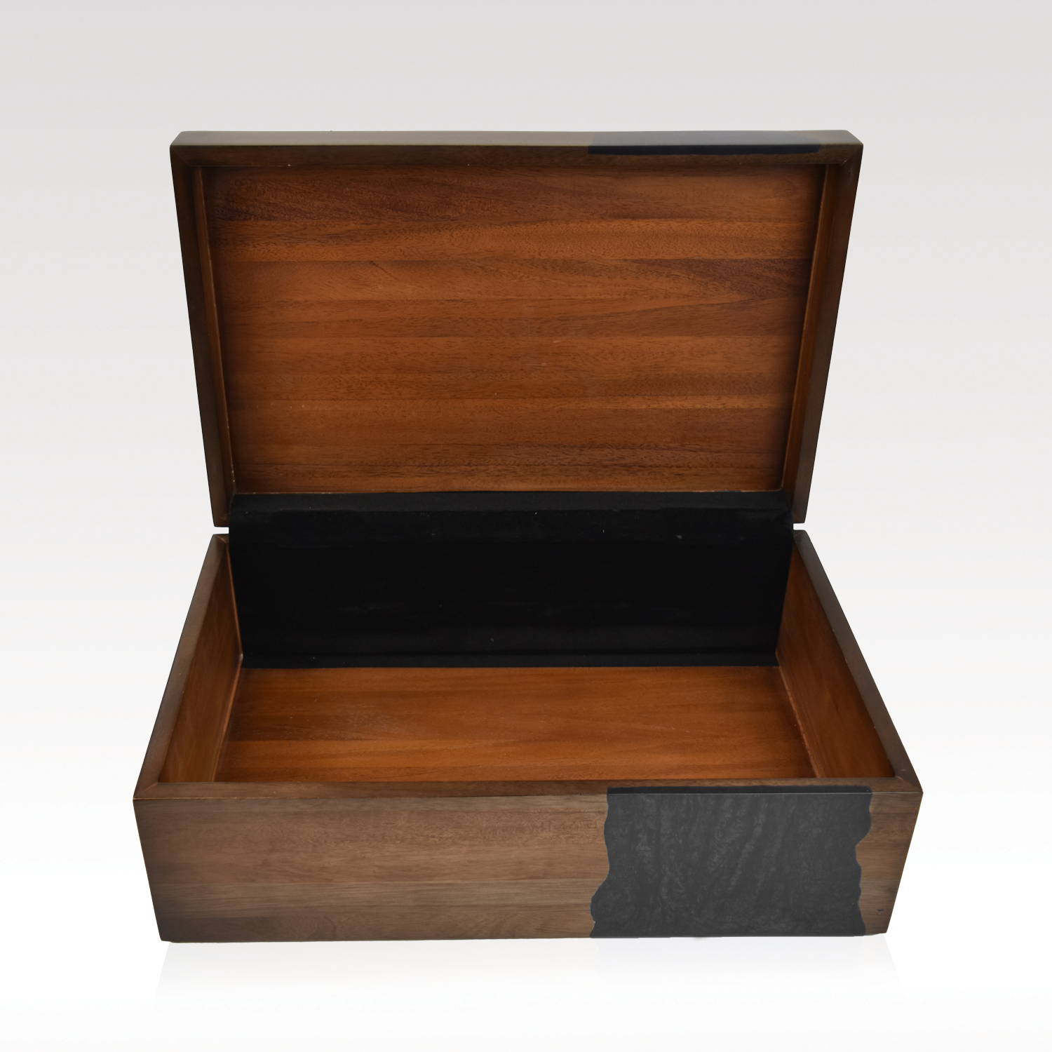 Mesa Well Mahogany Wood and Resin Box