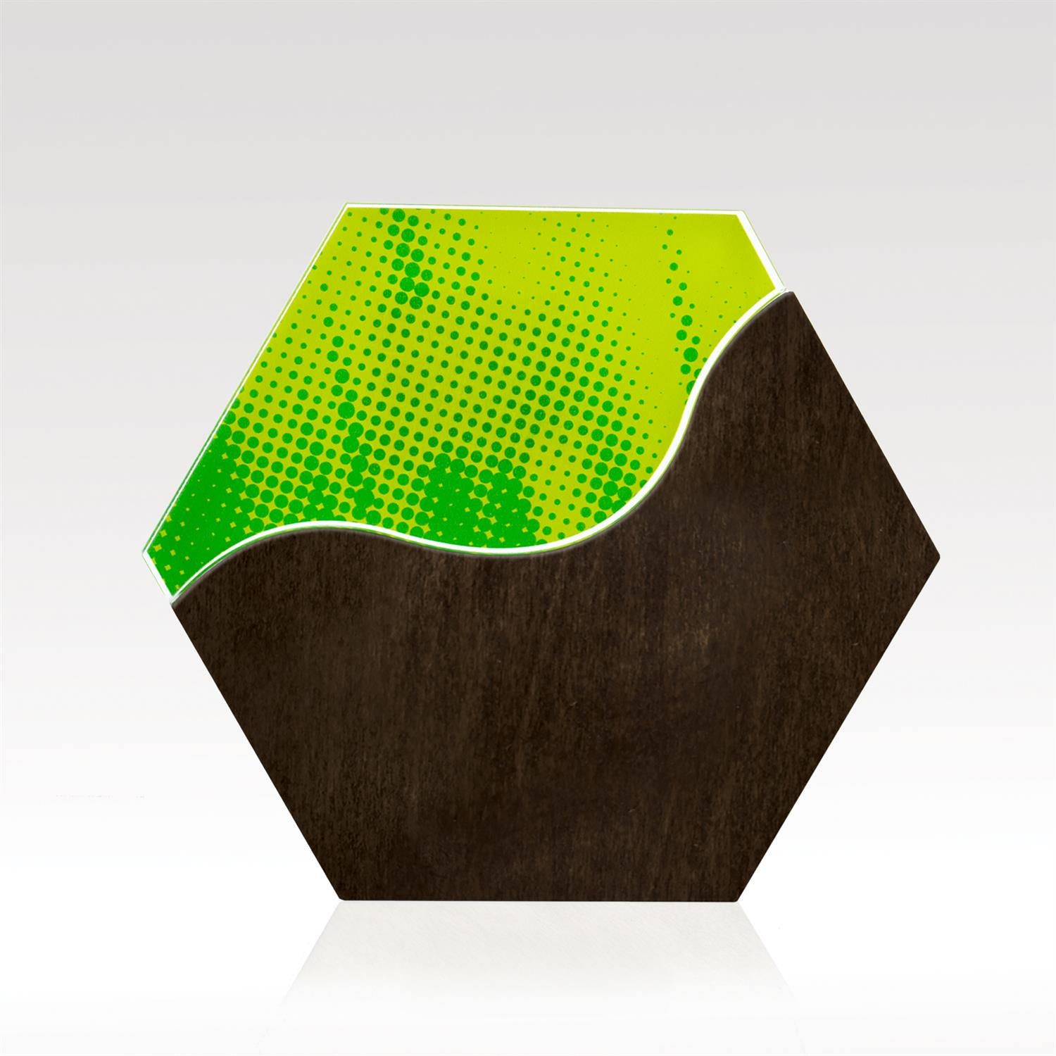 WAVE-HEX-M-DARK-BLANK